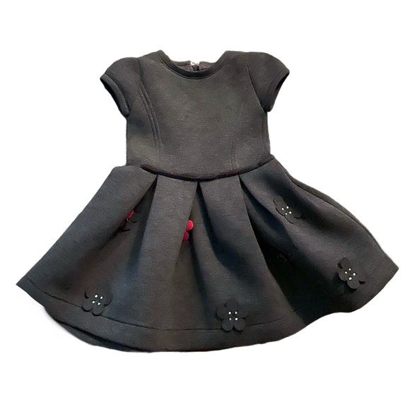 Deux Par Deux charcoal Grey dress size 4Y - Picture 1 of 1